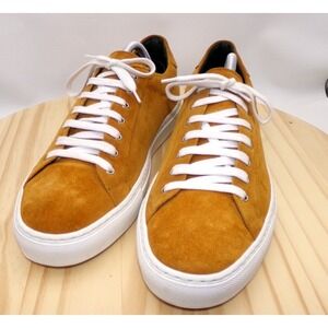 Ankari Floruss Suede Sneakers Shoes Mens Marigold‎ Size 10 Casual Lace Up